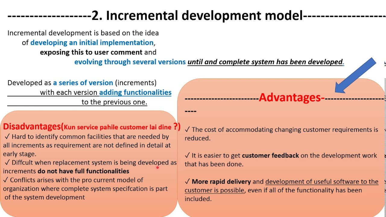advantages disadvantages concurrent development model software engineering